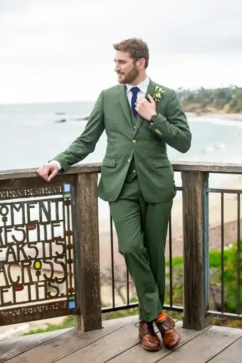 Groom portrait at wedding venue-1