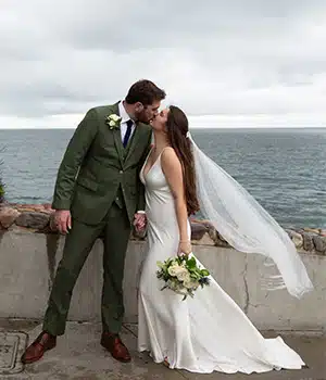 Los Angeles wedding photography featuring rich ocean tones.