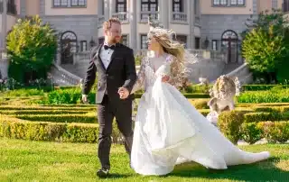 Wedding photo of two lovely couple